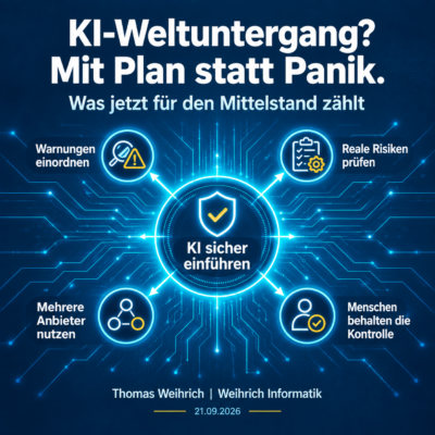 KI-Weltuntergangswarnungen der grossen Anbieter